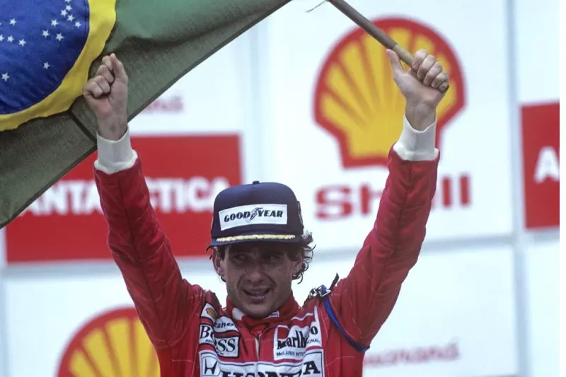 piloto brasileiro Ayrton Senna em 1991