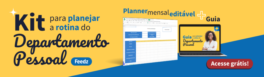 Kit para planejar a rotina do departamento pessoal e recursos humanos