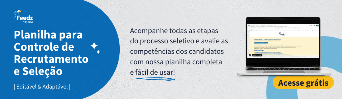 Baixar a Planilha para Controle de Recrutamento e Seleção