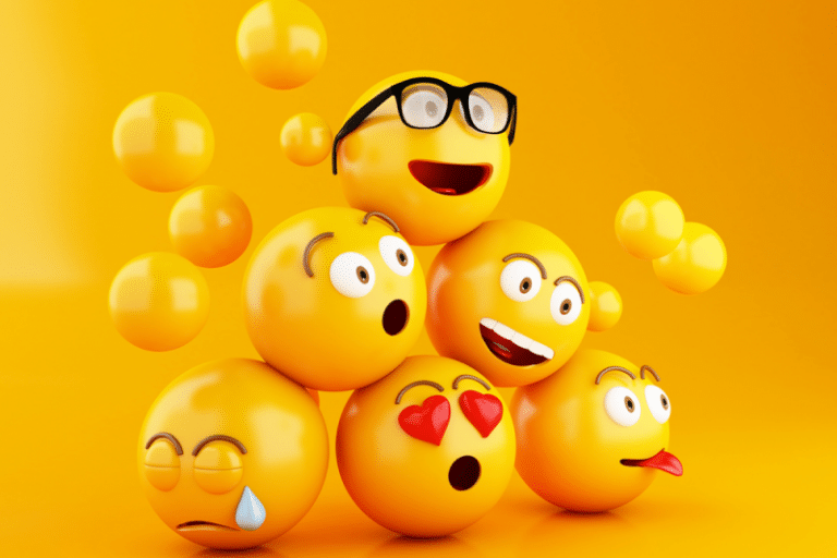 emojis representando a análise de sentimento dos funcionários